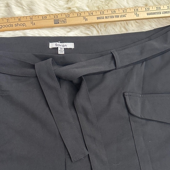 Savion 3X Black Dressy Shorts NWT - Picture 3 of 6